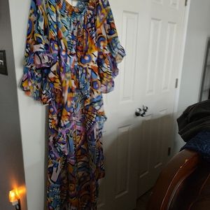 New Ashley Stewart off the shoulder duster top